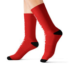DNH l Red Crew Socks