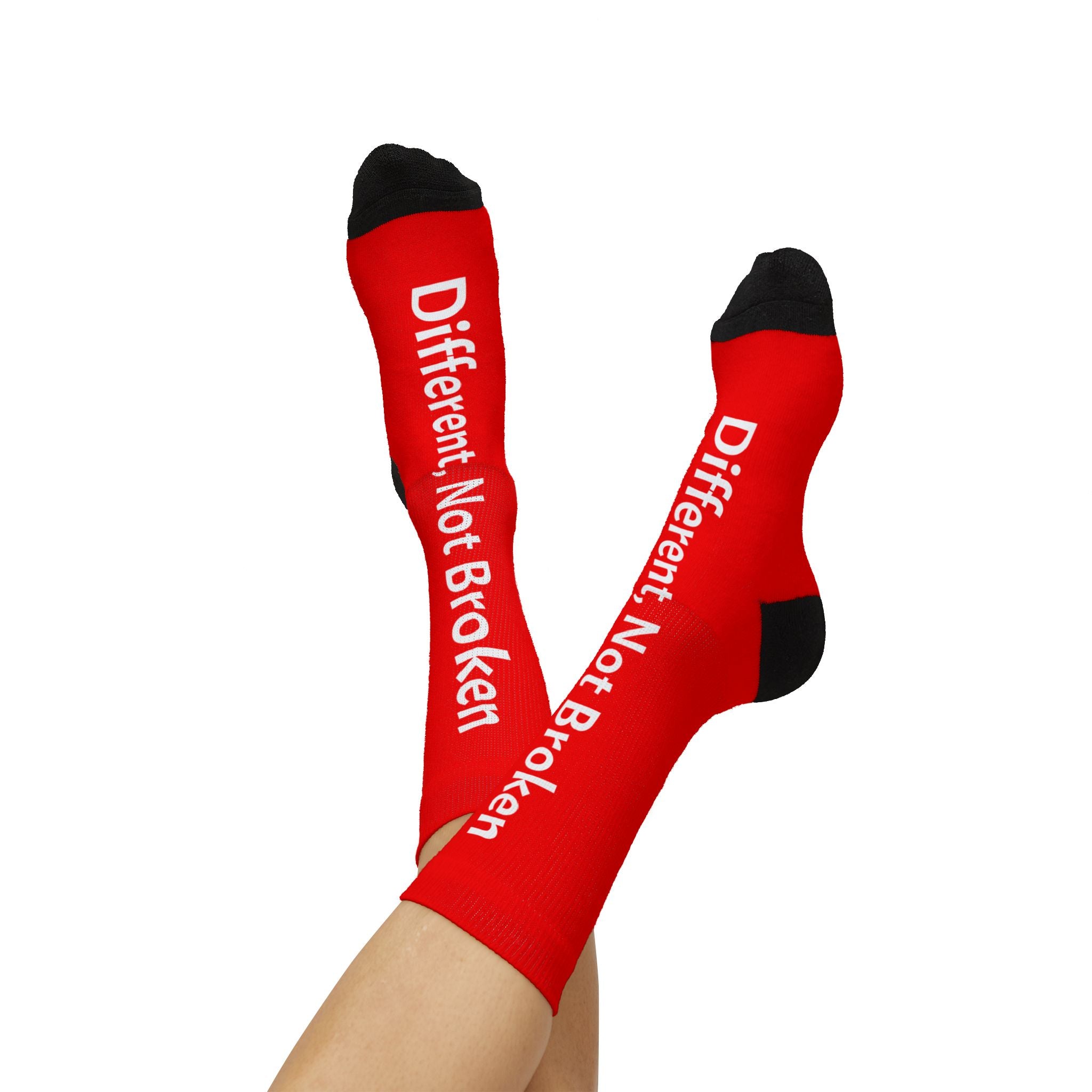 DNH l Red Crew Socks