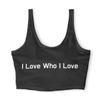 I Love Who I Love Sports Bra