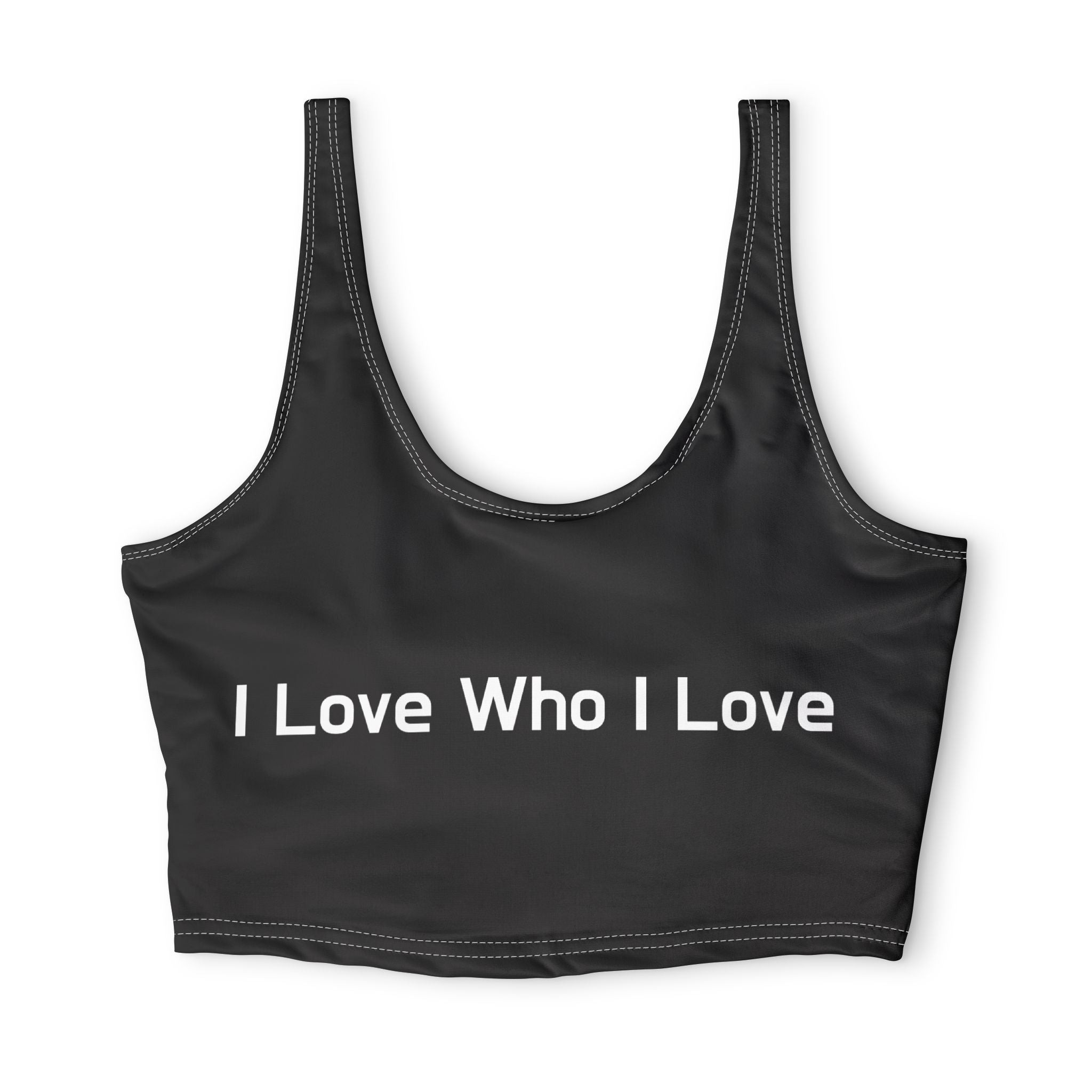 I Love Who I Love Sports Bra
