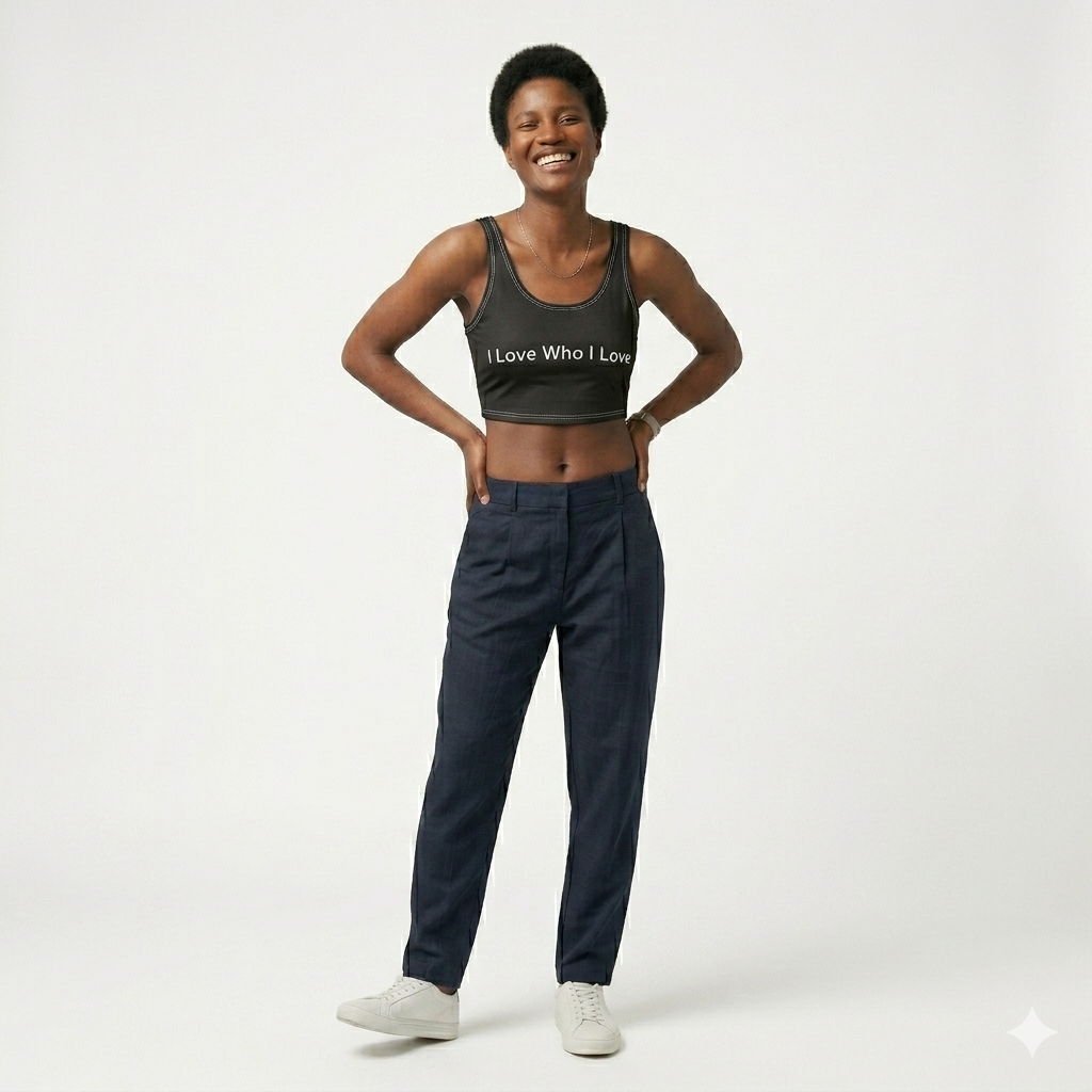 I Love Who I Love Sports Bra