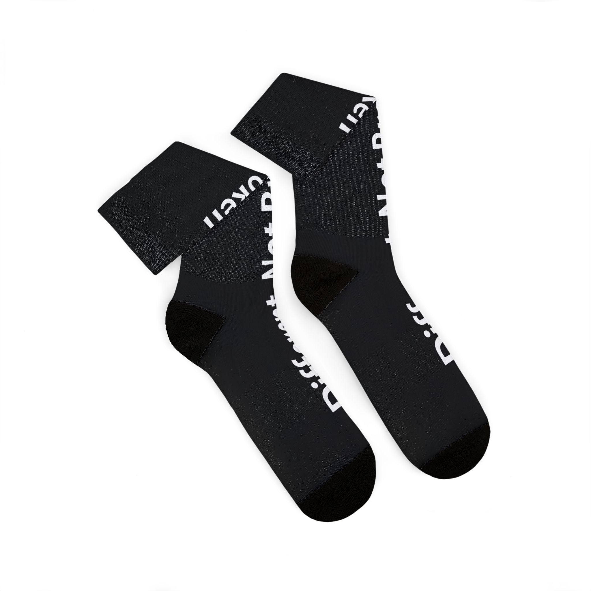 DNH l Black Crew Socks